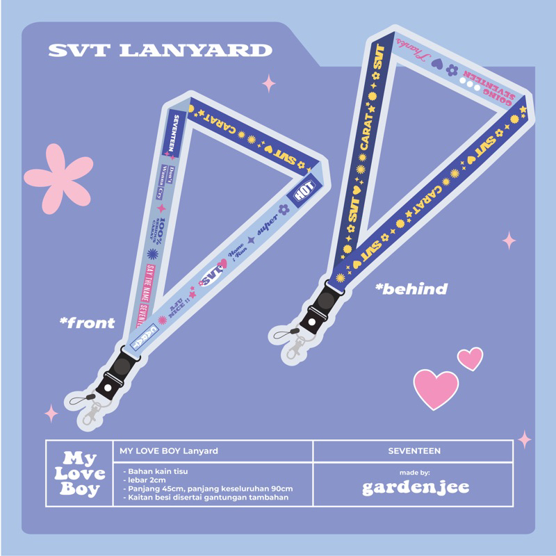 

[CLEARANCE SALE] MY LOVE BOY Seventeen Lanyard for CARAT