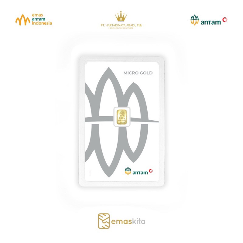 0.25 Gram Emas 24 Karat Hartadinata
