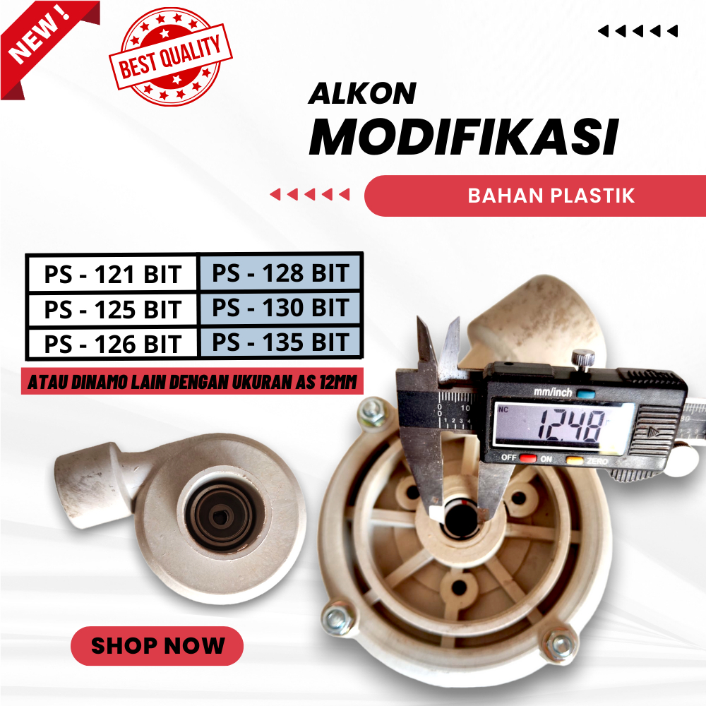 MODIFIKASI ALKON PLASTIK AS 12 MM ALKON MODIFIKASI POMPA AIR SHIMIZU SIAP KIRIM