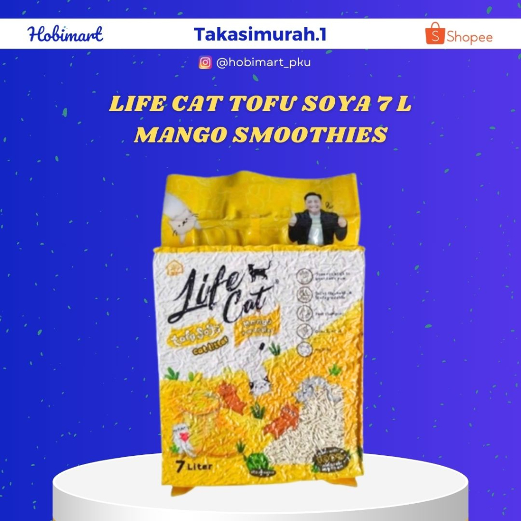 LIFE CAT TOFU SOYA 7L MANGO SMOOTHIES