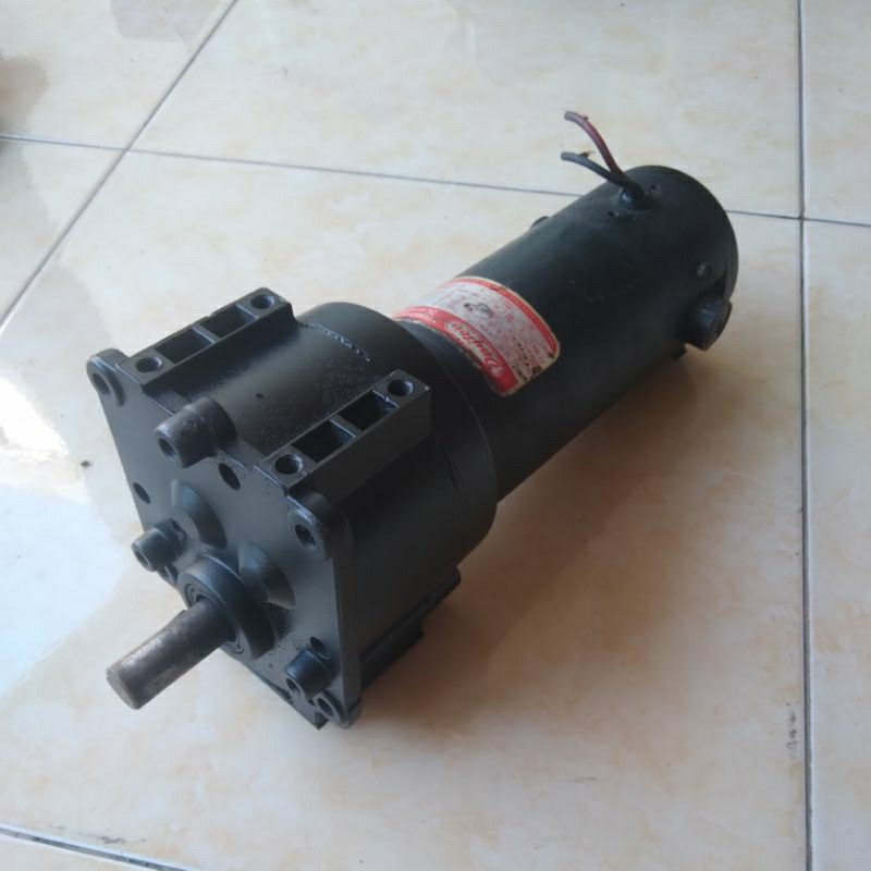 Dc Motor Gearbox 90V Ratio 1:82 Output 22Rpm Permanen Magnet