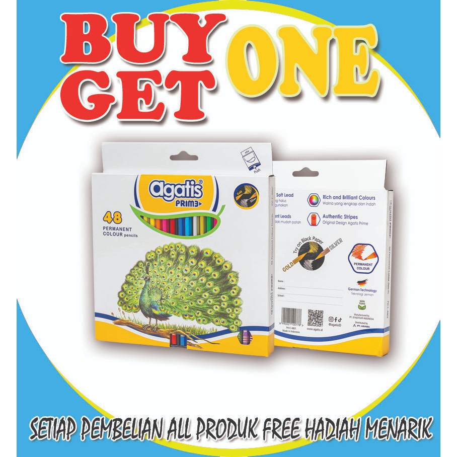 

PENSIL WARNA AGATIS 48 WARNA MURAH