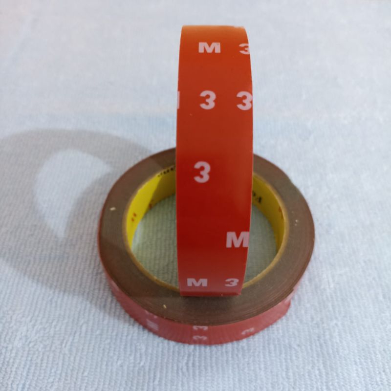 

Double Tape Merah 8mm x 4.5m / 20mm x 3m, lem perekat 2 sisi KUAT SPESIAL BANGUNAN & OTOMOTIF