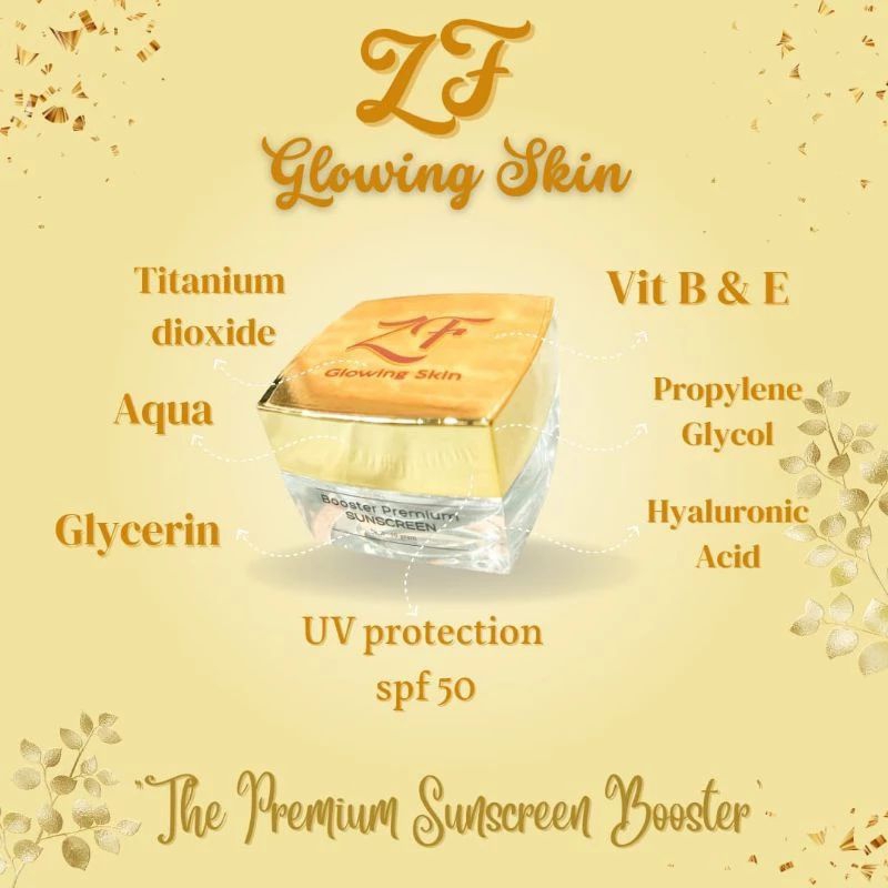 SUNSCREEN BOOSTER ZF GlowSkin Premium Pelapis Skincare Multifungsi