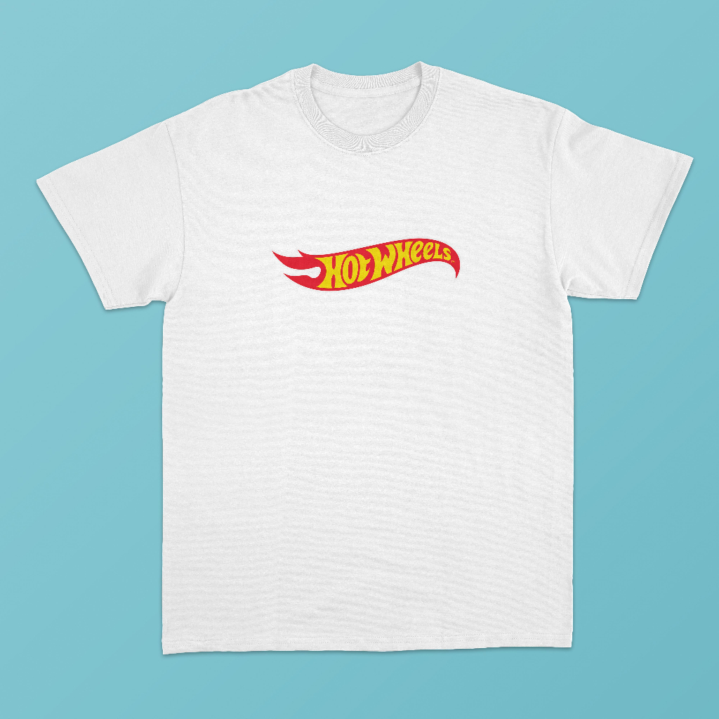 Kaos Baju Distro Apparel brand Hotwheels logo