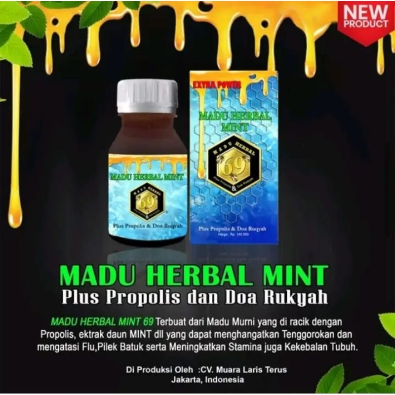 

Madu Herbal 69 Plus Propolis doa Ruqyah