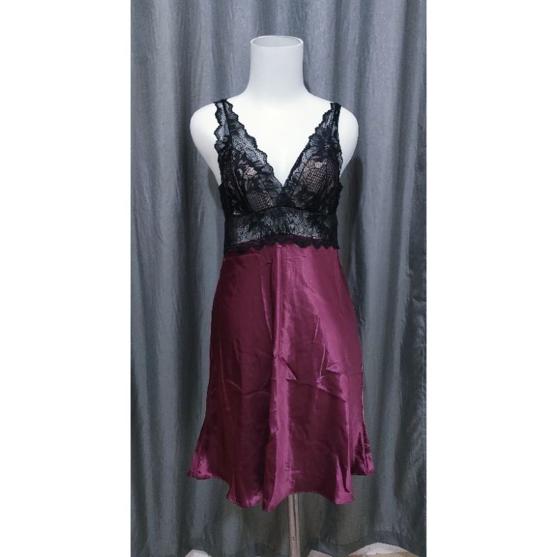 Sexy Lingerie renda Deep Purple/ Home Dress