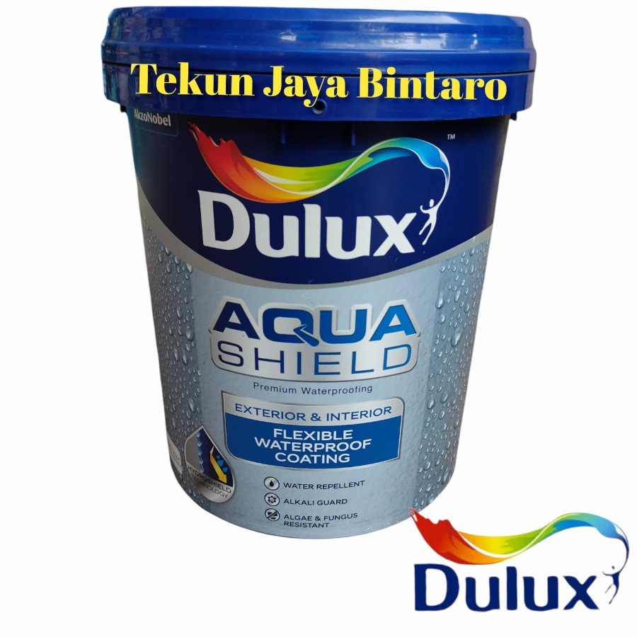 DULUX AQUA SHIELD 1 KG / CAT TEMBOK WATERPROOF DULUX AQUASHIELD ANTI BOCOR ANTI AIR