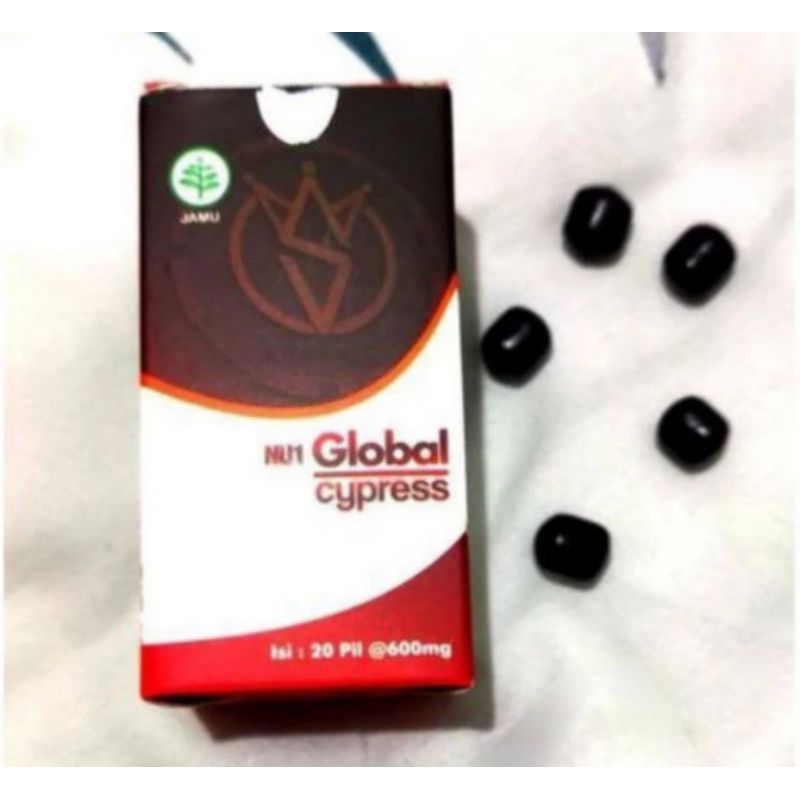 NU 1 GLOBAL cypress slaber trust pil hitam ajaib sendi & syaraf original