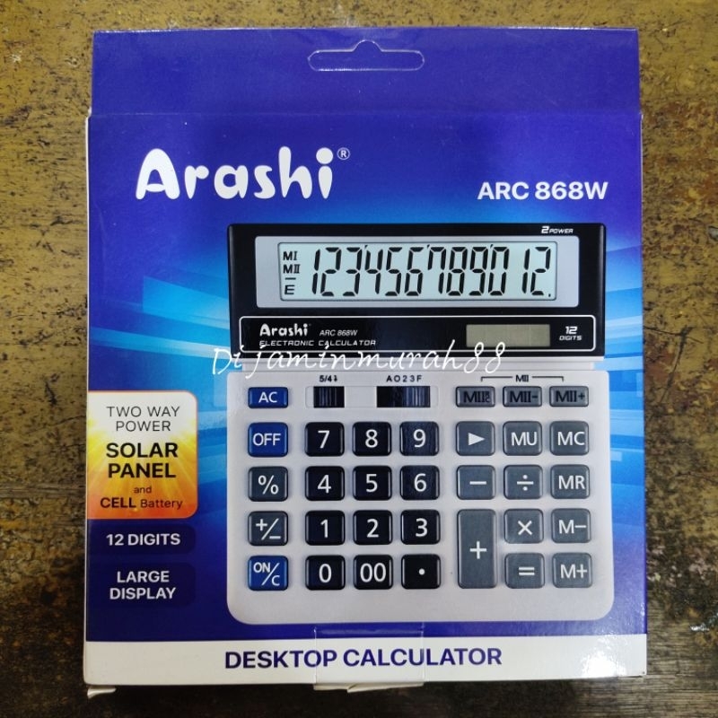 

KALKULATOR BESAR DAGANG 12 DIGIT