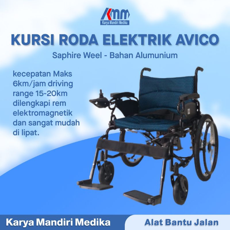 Kursi Roda Elektrik SAPHIRE ( Avico ) Kursi Roda Listrik Kuat