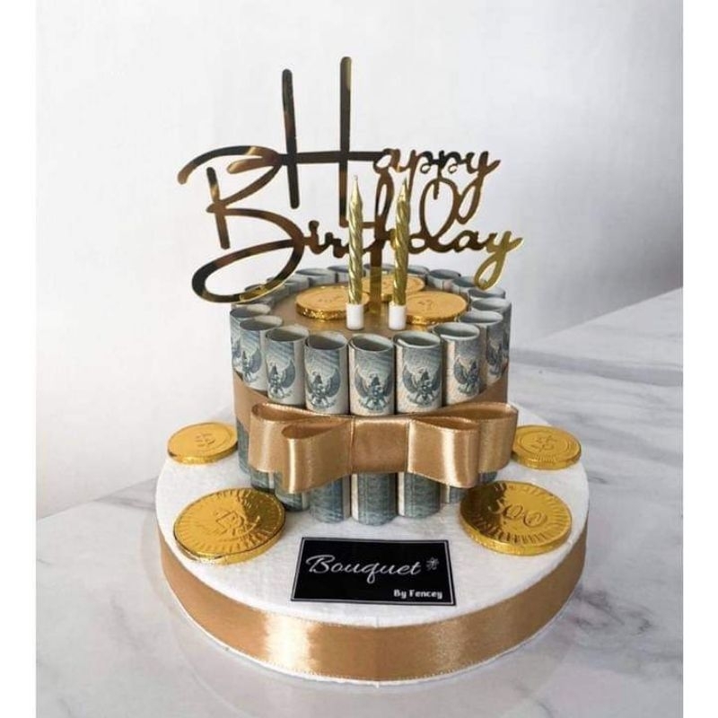 Money cake kue uang kado ulang tahun kado aniv roti ulang tahun cake money