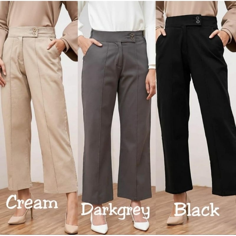 Andara Pants by Geulis.id | Celana panjang wanita
