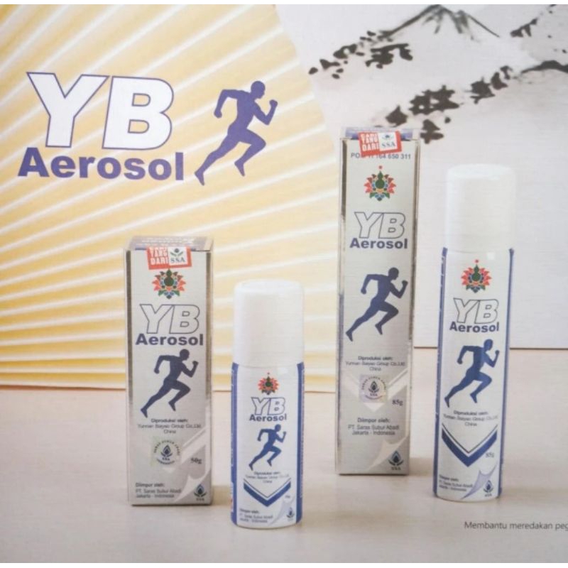 Yunnan Baiyao YB Aerosol 50g / YB Aerosol / Yun Nan Bai Yao Semprot Aerosol 50g