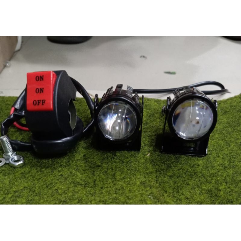 Lampu tembak D2 Mini Driving Led Light, putih kuning Universal