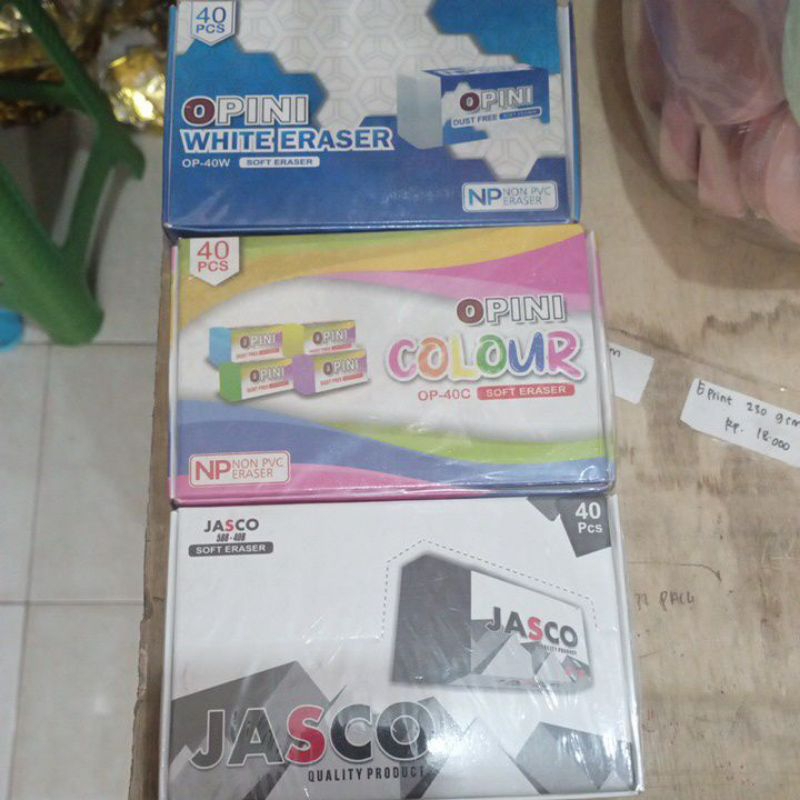 

(40 pcs) penghapus opini 1 pack