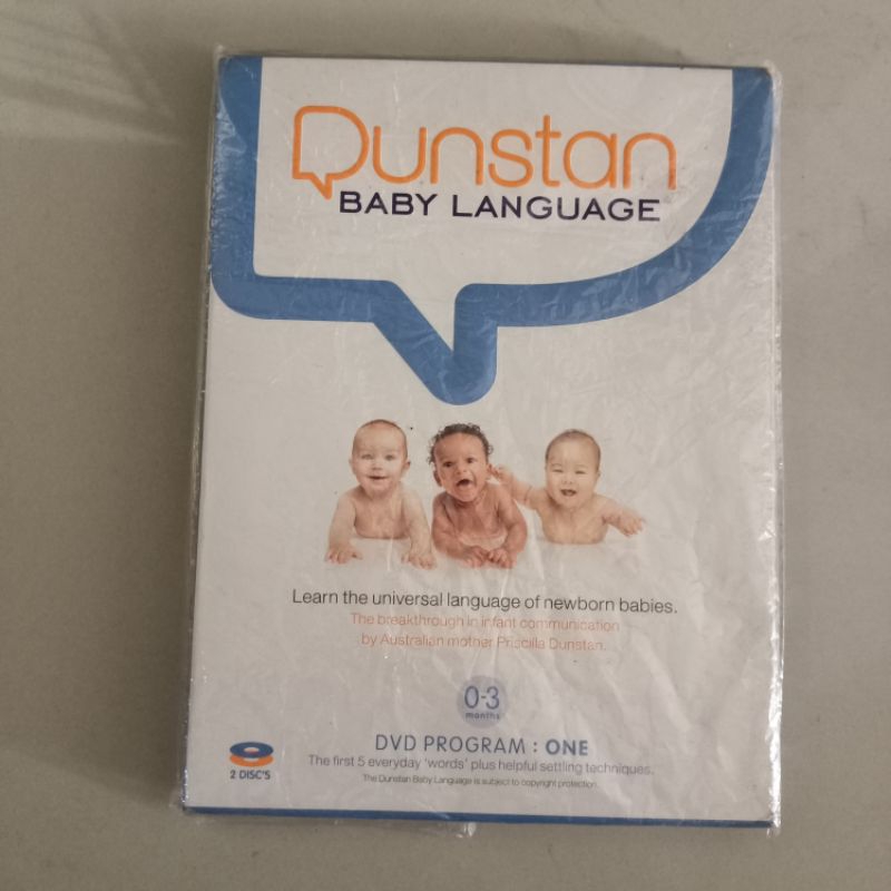CD audio lagu anak bayi balita Dunstan Baby language