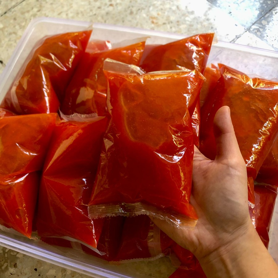 

Saus Dimsum Merah Pedas Besar 350 gr