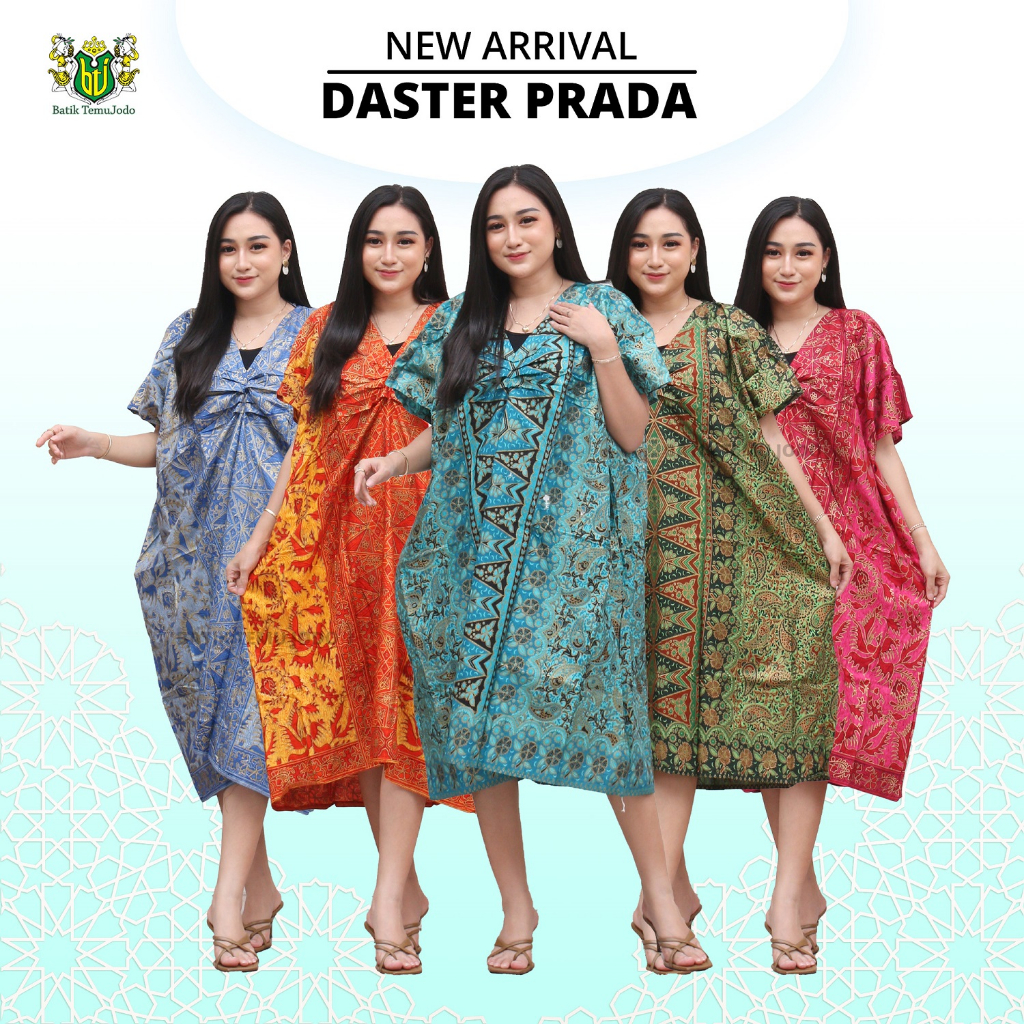 BATIK TEMU JODO - DASTER KAFTAN RAYON JUMBO LD160