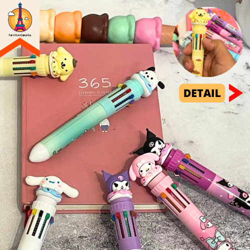 

Pulpen Cetek Gel 10 Warna Motif Sanrio