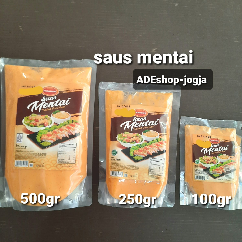 

Prima Agung Saos MENTAI 100 gr saus salad dressing