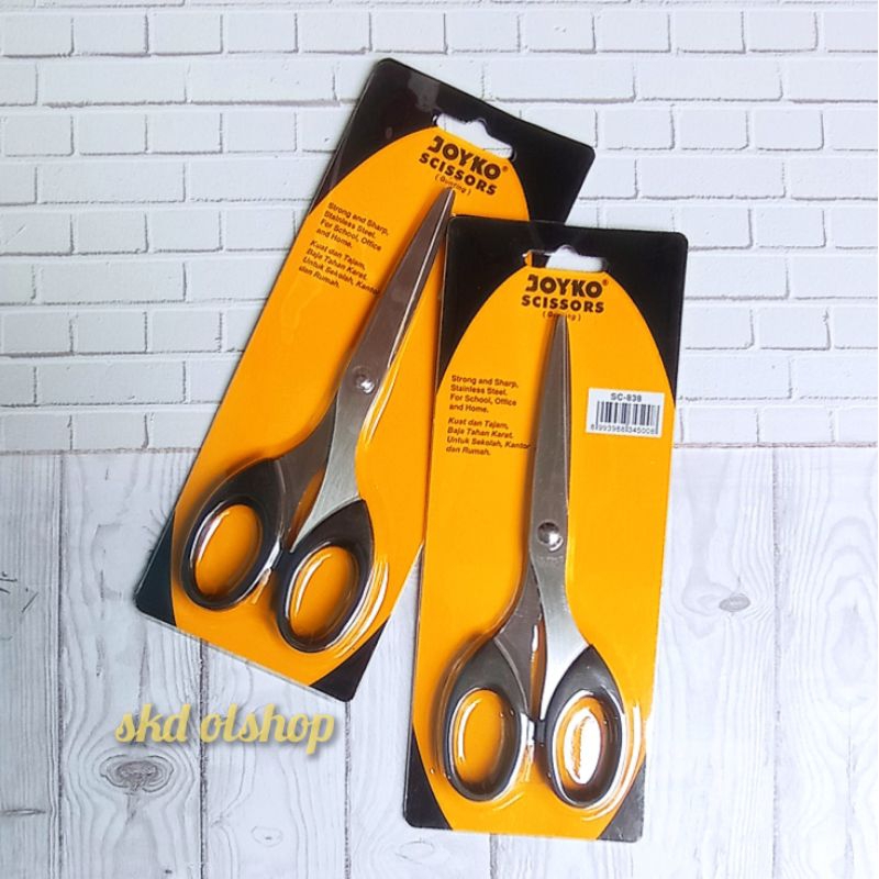 

Gunting Sedang Joyko SCISSORS Stainless SC-838 Original ( per pcs )