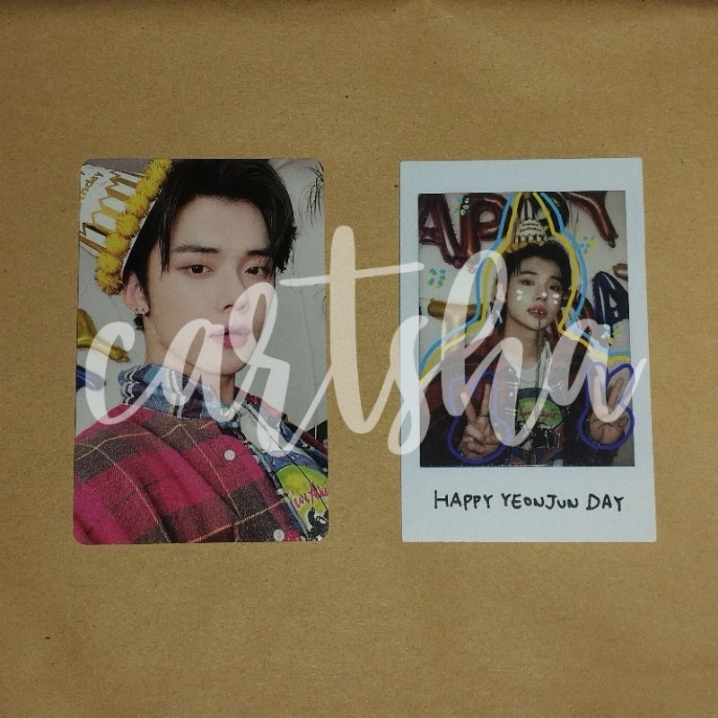 

WTS PHOTOCARD + POLAROID + ID PHOTO YEONJUN TXT DECO KIT 2023