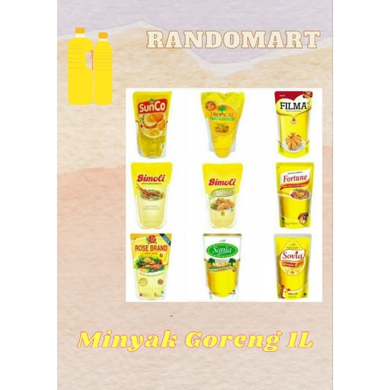 

Minyak Goreng 1Liter Murah Promo, Berbagai merek