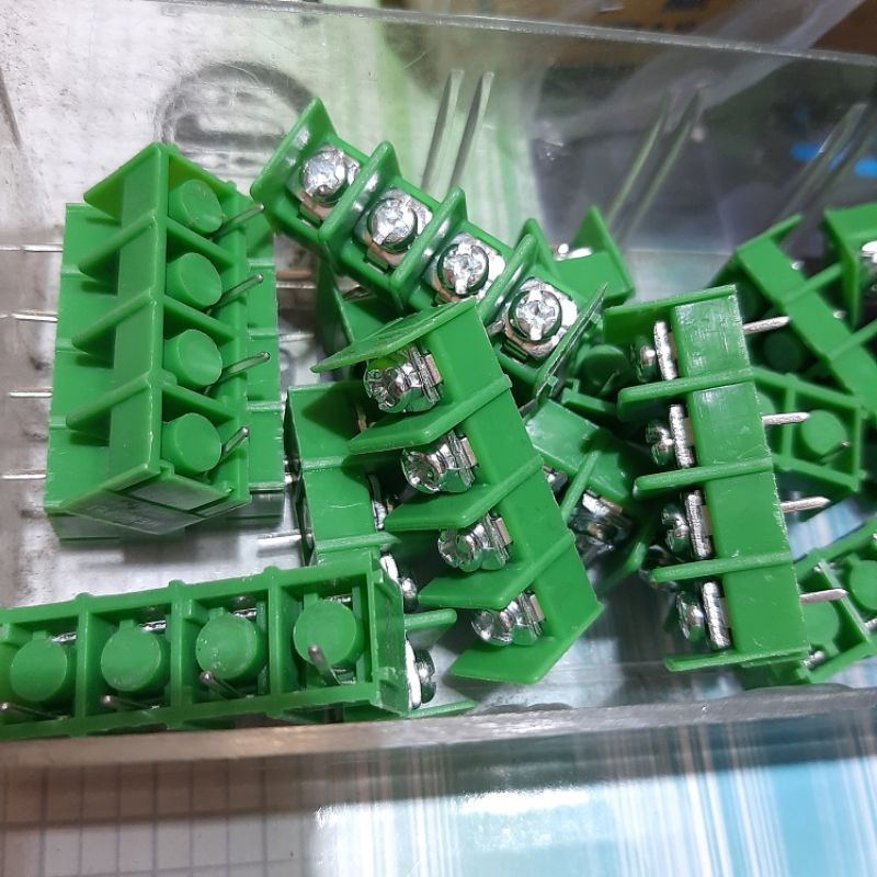 TERMINAL BLOCK PCB KF8500 4 PIN 4PIN HIJAU