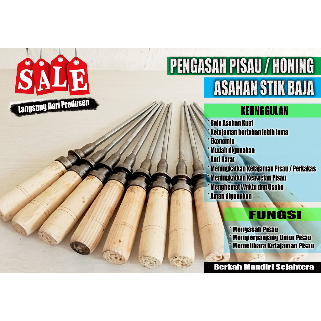 ASAHAN PISAU STIK BAJA HONING