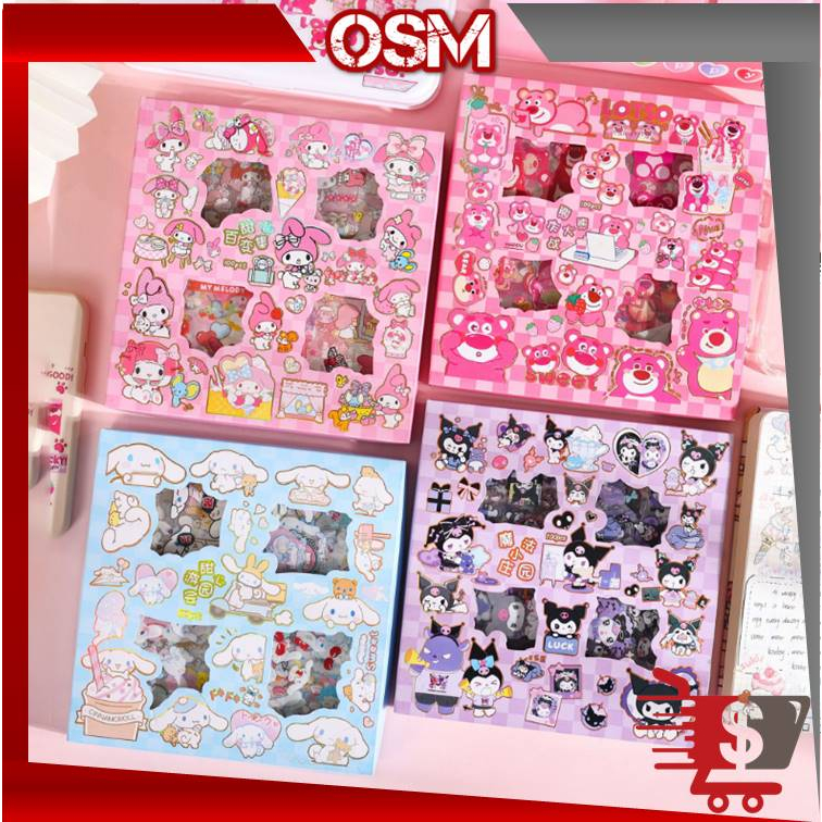 

OSM - 5872 Stiker 100 lembar / Sticker Motif Kartun Korea Lucu Anti Air / Sticker Box Stiker Set Aesthetic Dekor Buku