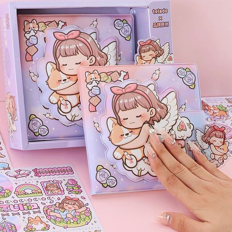 

Buku Jurnal Squishy / Buku Diary Notebook Aesthetic Dodogirl With Dog TLD134