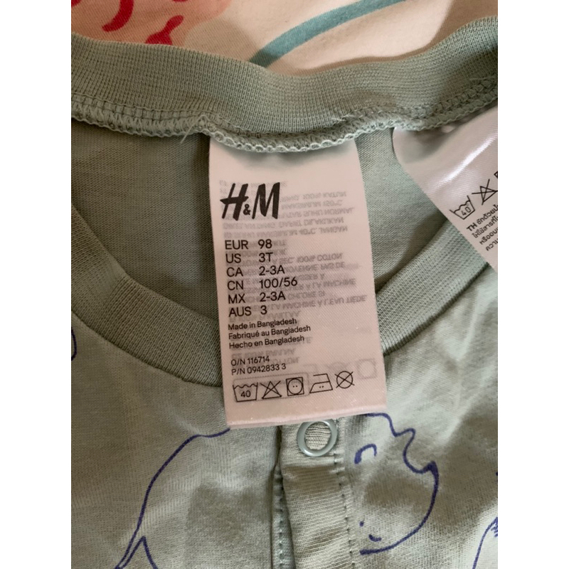 preloved sleepsuit H*M jumper