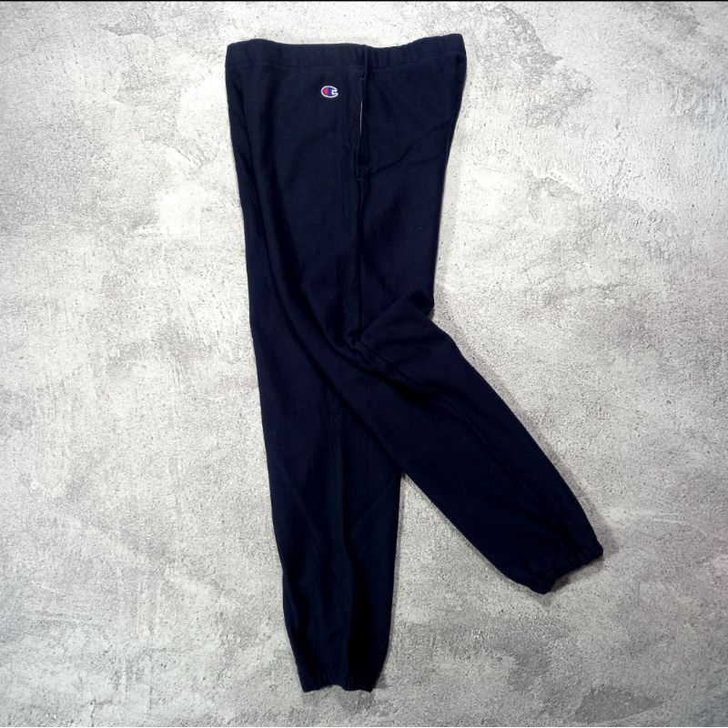 Champion Navy Sweat Jogger Pants || Celana Jogger Champion Navy