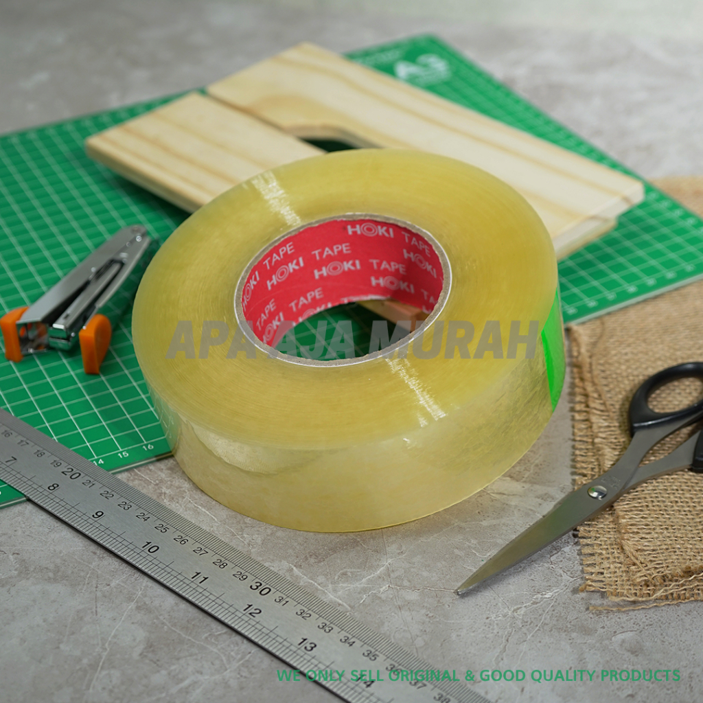 Lakban Bening 45 mm x 400 yard - Lakban Bening Murah - Lakban Bening 300 yard / Lakban Bening 400 Ya