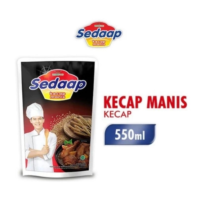 

KECAP MANIS SEDAAP 550ML