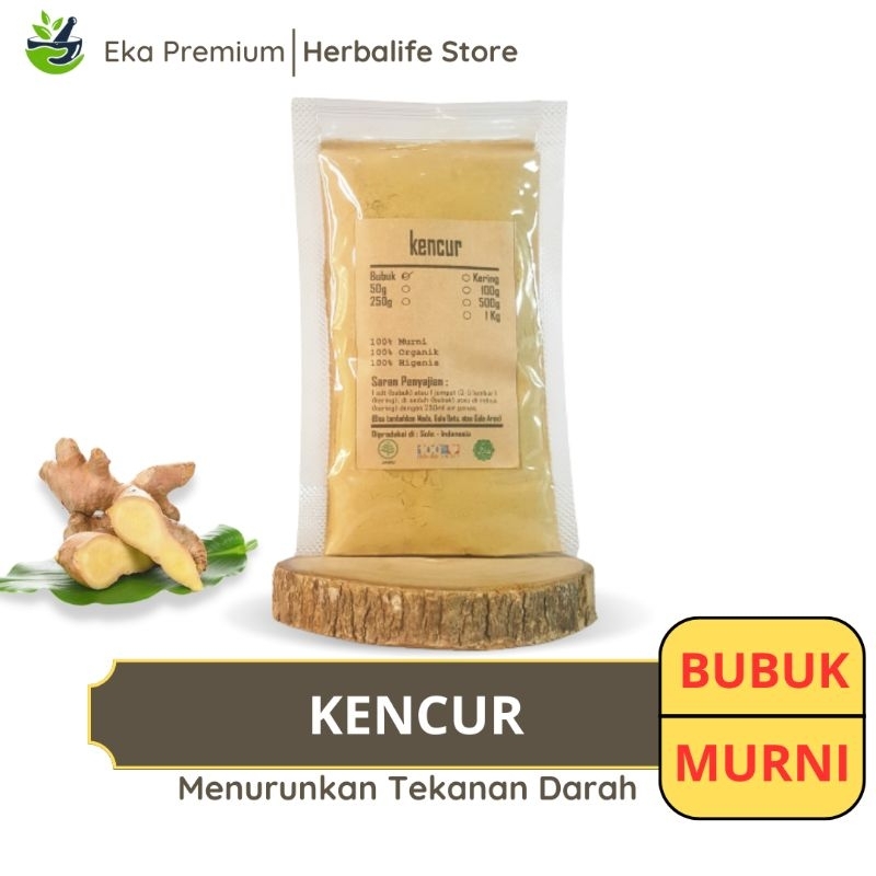 

KENCUR BUBUK Kering Ramuan Rempah Herbal Asli Murni Jamu Minuman Alami Tradisional Simplisia Kaempferia Galanga