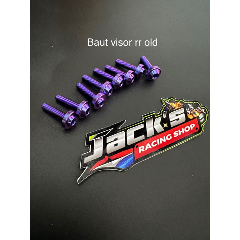 Baut visor ninja rr old rr new baut visor titanium baut winsield ninja rr new rr old