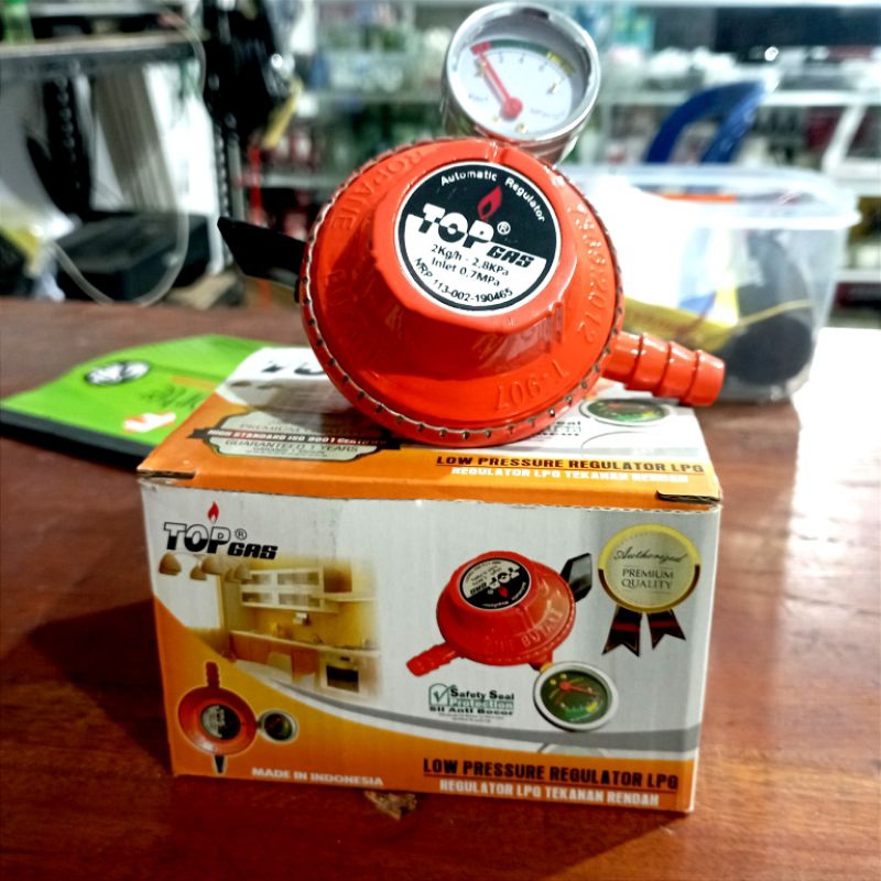 Regulator gas LPG elpiji tekanan rendah TOP gas