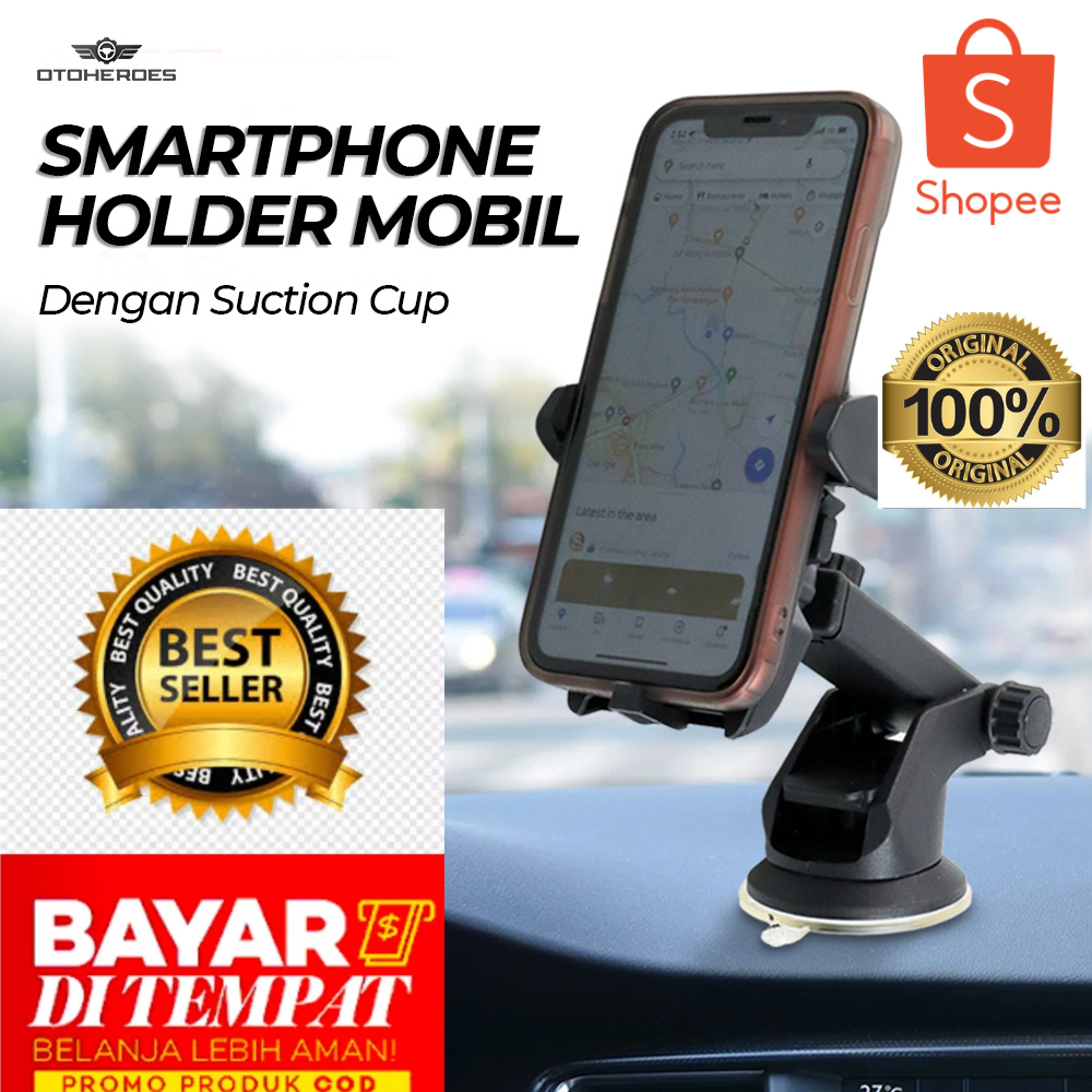 Holder HP Mobil / Stand Dudukan HP Tempat HP di Mobil Stand Pegangan Penahan HP Di Mobil