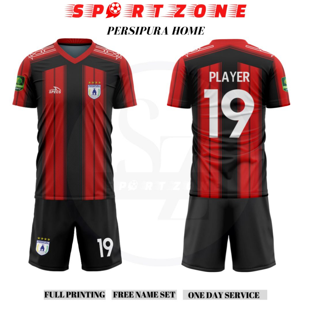 Jersey baju bola PERSIPURA Liga 2 Indonesia 2023 - 2024 premium