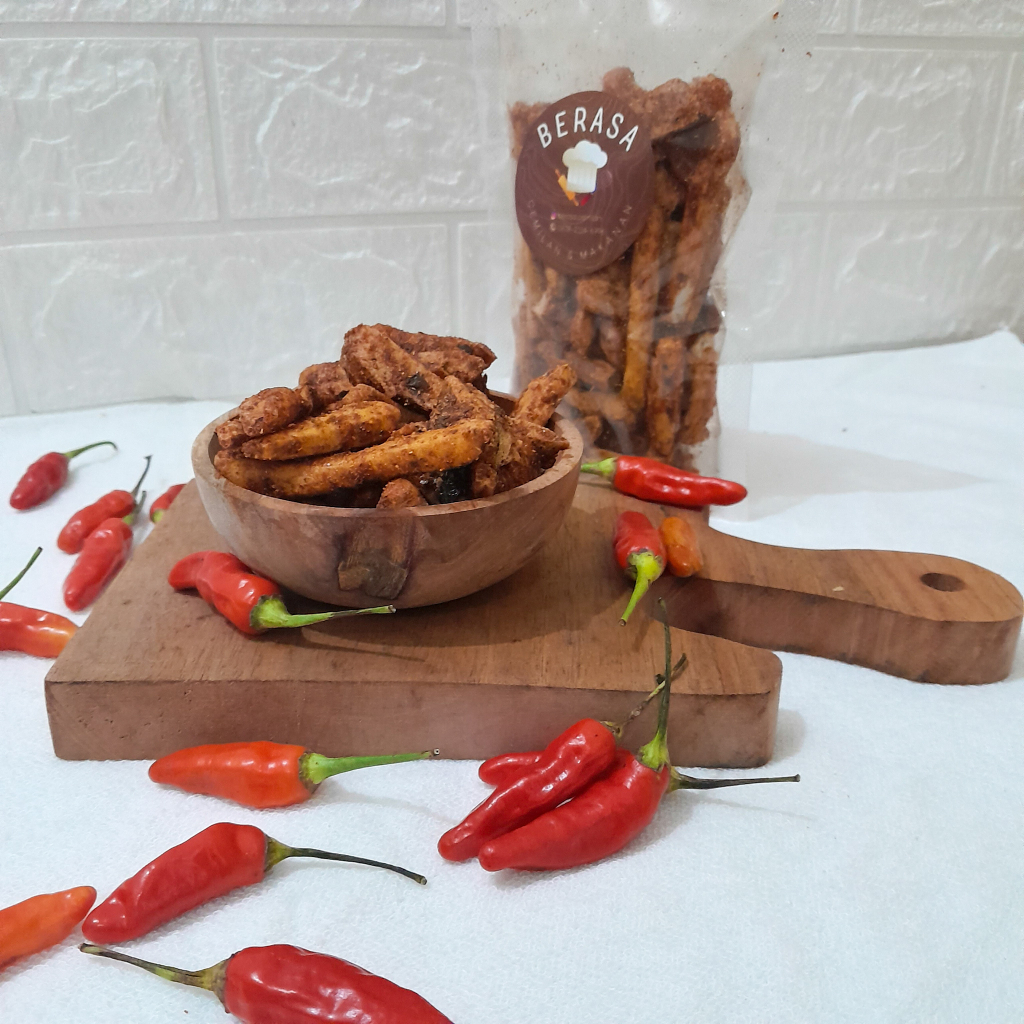 

Basreng Pedas Daun Jeruk 150 gr