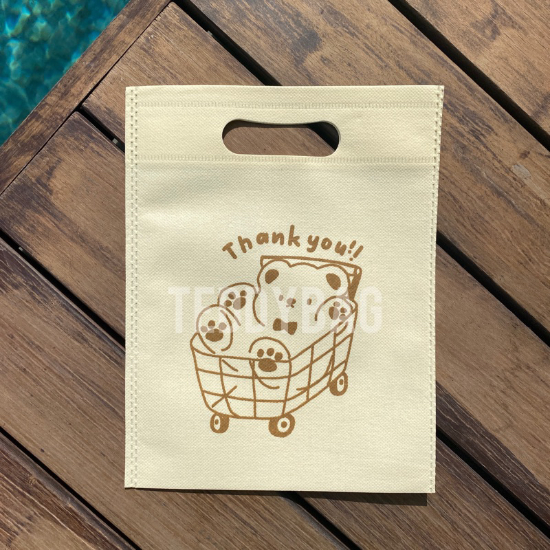 

GOODIE BAG THANK YOU - TAS HAMPERS THANK YOU - TAS GOODIE BAG GAMBAR BERUANG LUCU - TAS KANTONG OLSHOP BELANJAAN