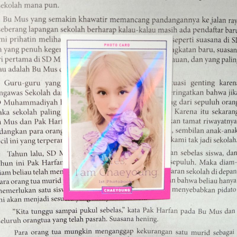 yes i am chaeyoung yiam photocard