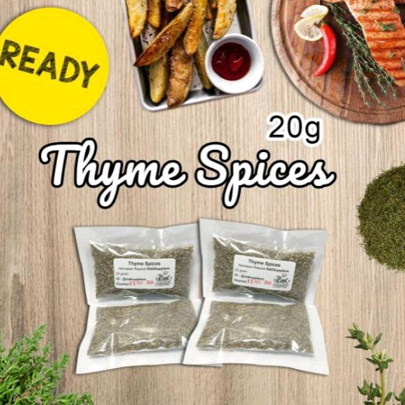 

Thyme Leaves, Thyme Spices 20gram, Rempah Pilihan, Terbaik Untuk Aneka Sajian
