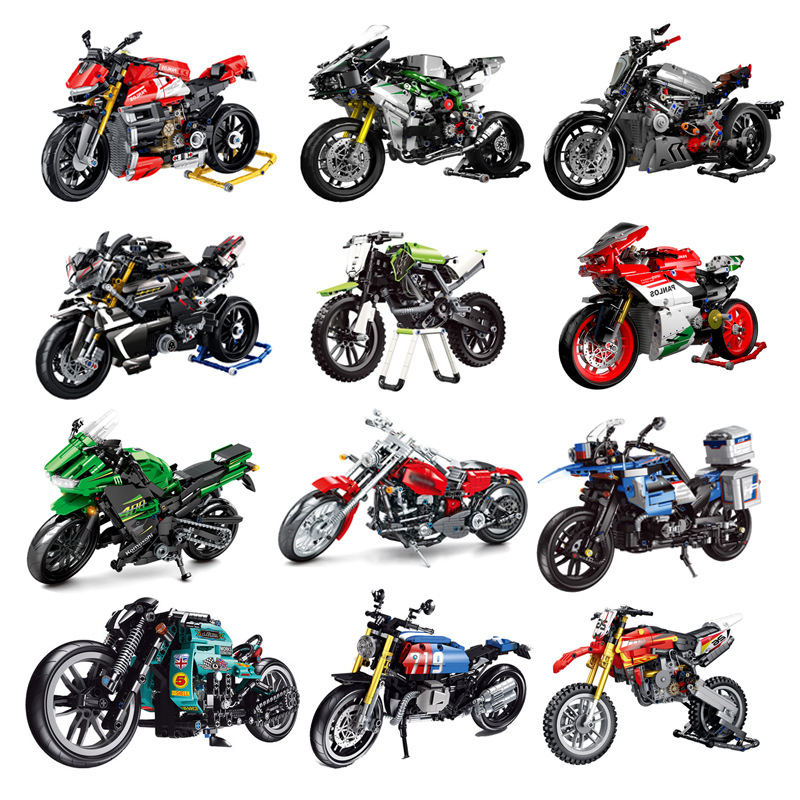 Sembo Block Motor Balap Race Balok Panlos Bricks Mainan Anak Hadiah