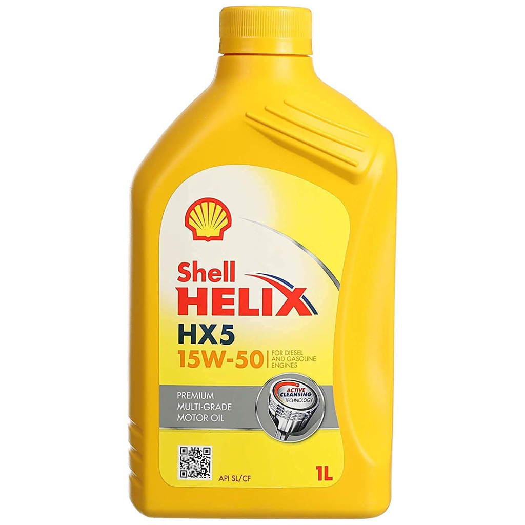 Oli Motor shell helix5 1liter SAE 15w-40
