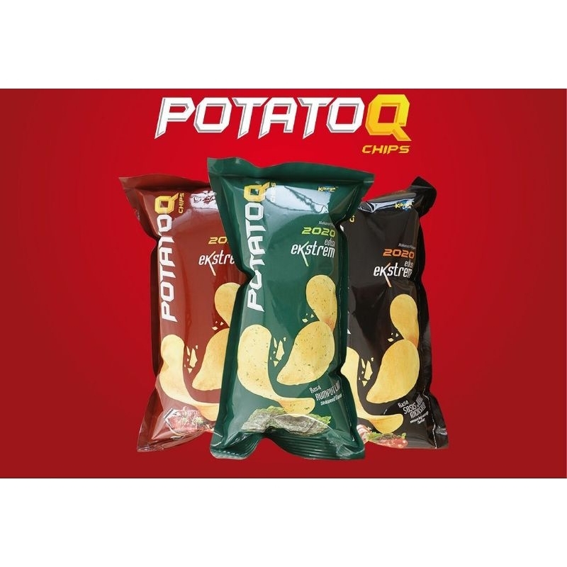 

POTATO Q CHIPS 1 PACK ISI 10 PCS @28gr