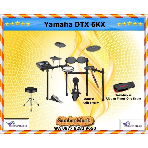 Yamaha DTX6KX/DTX 6KX/DTX6K-X Garansi resmi