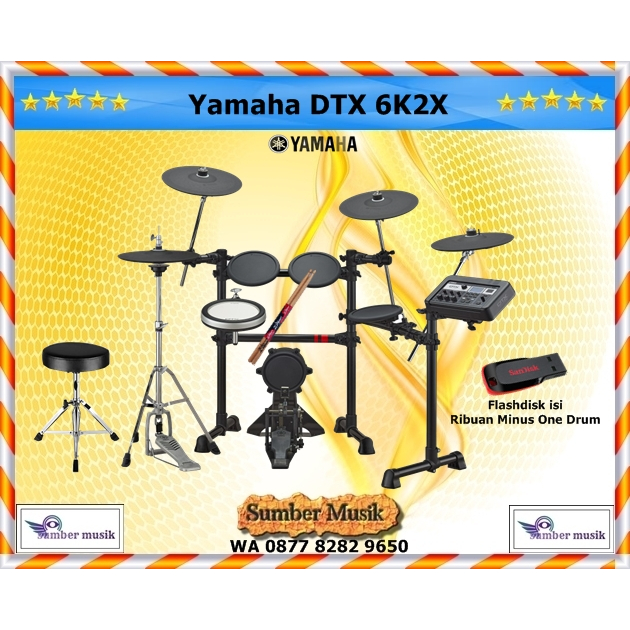 Yamaha DTX6K2X/DTX 6K2X/DTX6K2-X Garansi resmi